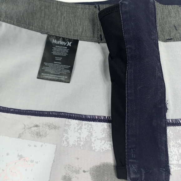 Hurley Surfcheck Phantom Boardshorts 18" Aqua 32 - Picture 9 of 11